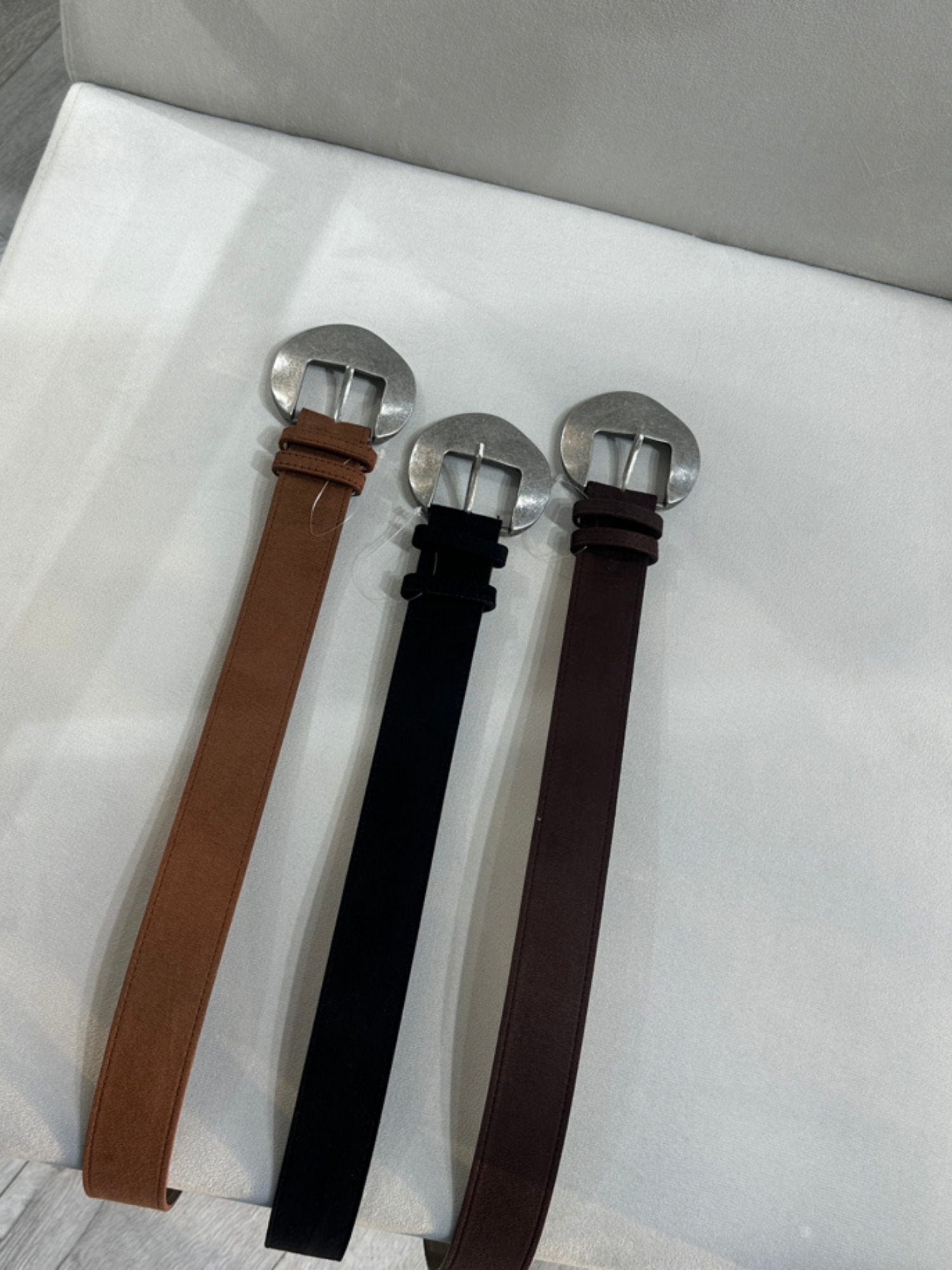 ACI KAHVE NUBUK ESKİTME TOKA KEMER