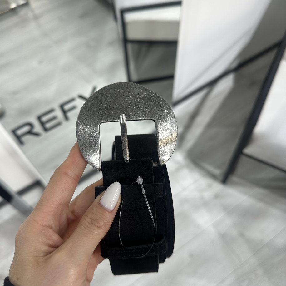 SİYAH NUBUK ESKİTME TOKA KEMER